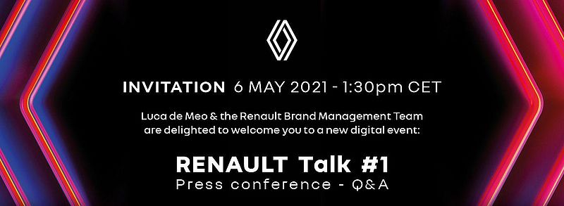   Einladung zum RENAULT TALK #1 mit Luca de Meo